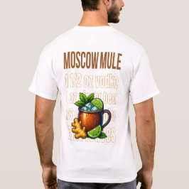 Moscow Mule T-Shirt – Classic Copper Mug Cocktail