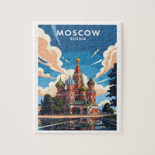 Moscow’s Saint Basil’s Cathedral Legpuzzel (Verticaal)