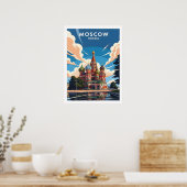 Moscow’s Saint Basil’s Cathedral Poster (Keuken)