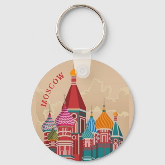 MOSCOW  Sleutelhanger (Voorkant)