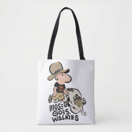 Mose Goes Walkies Canvas tas