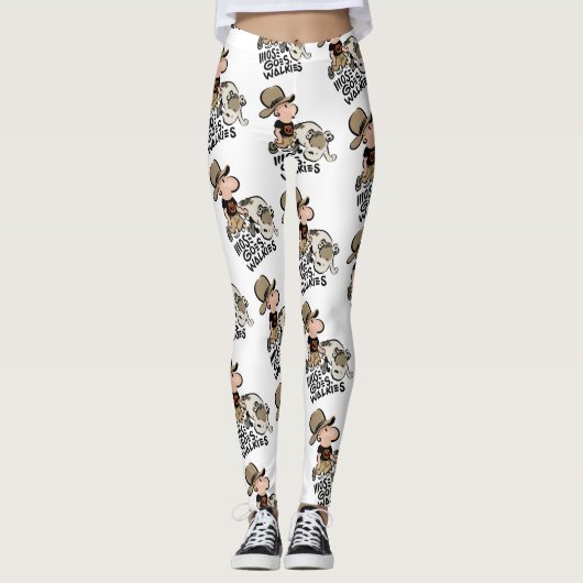 Mose Goes Walkies Leggings (Voorkant)