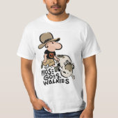 Mose Goes Walkies T-shirt (Voorkant)