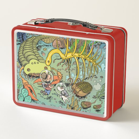 Mose Prehistorische Lunchbox (Achterkant)