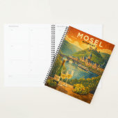 Mosel River Germany Vintage Travel Art Planner (Display)