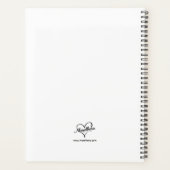 Mosel River Germany Vintage Travel Art Planner (Achterkant)