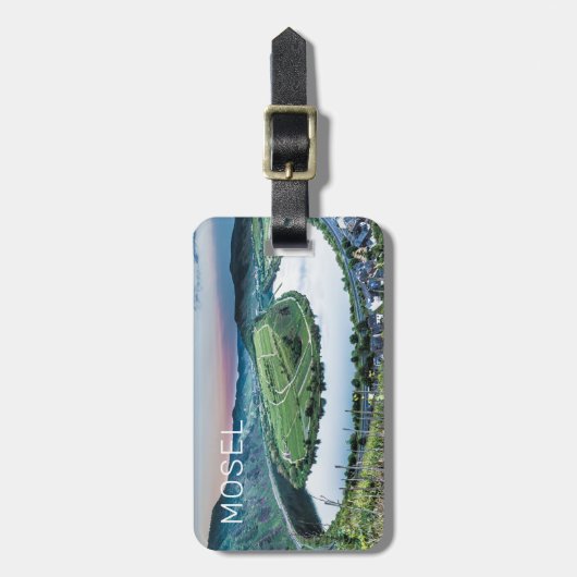 Moselle Calmont Loop Bremm Bagagelabel (Voorkant verticaal)