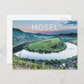 Moselle Calmont Loop Bremm Feestdagenkaart (Voorkant / Achterkant)