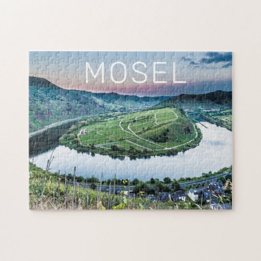 Moselle Calmont Loop Bremm Legpuzzel (Horizontaal)