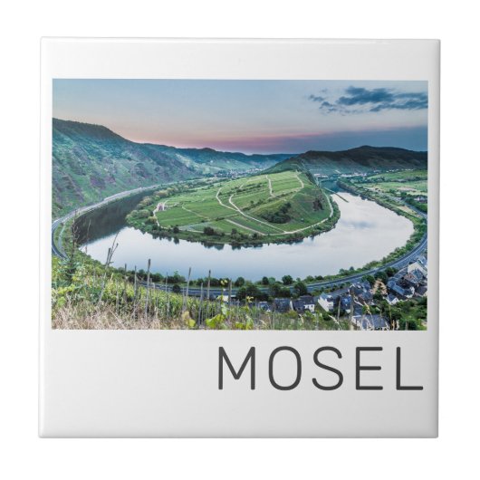 Moselle Calmont Loop Bremm Tegeltje (Voorkant)