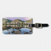 Moselle Ediger Eller Sunset River Cochem Souvenir Bagagelabel (Voorkant horizontaal)
