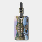 Moselle Ediger Eller Sunset River Cochem Souvenir Bagagelabel (Voorkant verticaal)