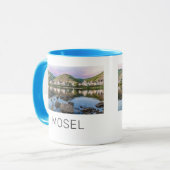 Moselle Ediger Eller Sunset River Cochem Souvenir Mok (Voorkant links)