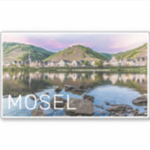 Moselle Ediger Eller Sunset River Cochem Souvenir Sticker (Voorkant)