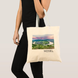 Moselle Loop Sunset Kroev Panorama Duitsland Tote Bag