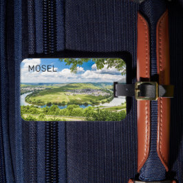 Moselle Loop Trittenheim Panorama Germany Souvenir Bagagelabel