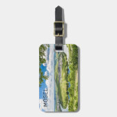 Moselle Loop Trittenheim Panorama Germany Souvenir Bagagelabel (Voorkant verticaal)