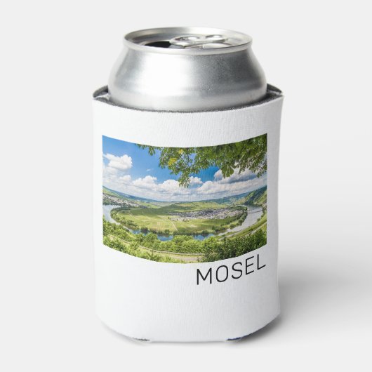 Moselle Loop Trittenheim Panorama Germany Souvenir Blikjeskoeler (Blikje Voorkant)