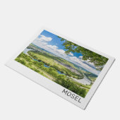 Moselle Loop Trittenheim Panorama Germany Souvenir Deurmat (Schuin)