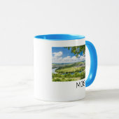 Moselle Loop Trittenheim Panorama Germany Souvenir Mok (Voorkant rechts)