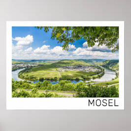 Moselle Loop Trittenheim Panorama Germany Souvenir Poster