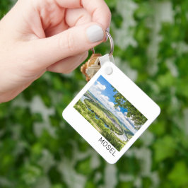 Moselle Loop Trittenheim Panorama Germany Souvenir Sleutelhanger