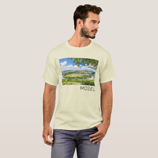 Moselle Loop Trittenheim Panorama Germany Souvenir T-shirt (Voorkant volledig)