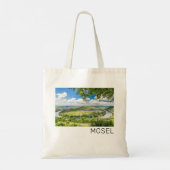 Moselle Loop Trittenheim Panorama Germany Souvenir Tote Bag (Achterkant)