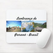 Mosepad lembrança de Paraná Brasil Muismat (Met muis)