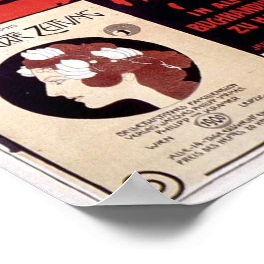 Moser Kolo 1900  Frans Adverteren Poster (Hoek)