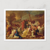 Moses and the Brazen Serpent, c.1653-54 (olie op c Briefkaart (Voorkant)