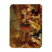Moses and the Brazen Serpent, c.1653-54 (olie op c Magneet (Verticaal)