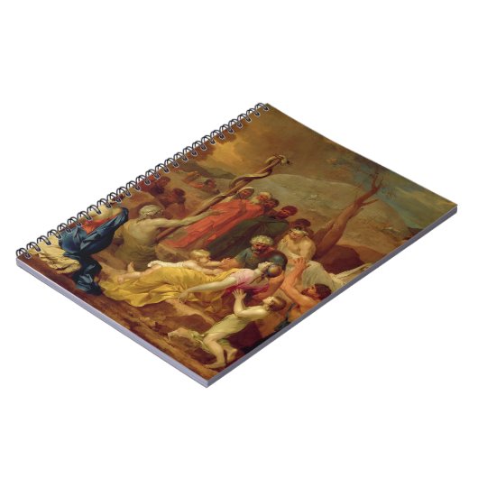 Moses and the Brazen Serpent, c.1653-54 (olie op c Notitieboek (Linkerzijde)