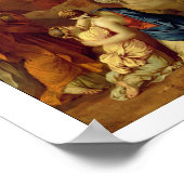 Moses and the Brazen Serpent, c.1653-54 (olie op c Poster (Hoek)