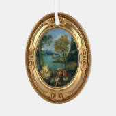 Moses and the Burning Bush Advent Jesse Tree Metalen Ornament (Voorkant links)