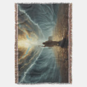 Moses at the Red Sea: Christian Blanket Deken (Voorkant Verticaal)