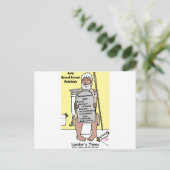 Moses' Bathroom Reading Funny Gifts & T - shirts Briefkaart (Staand voorkant)
