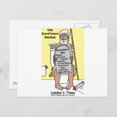 Moses' Bathroom Reading Funny Gifts & T - shirts Briefkaart (Voorkant / Achterkant)