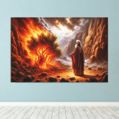 Moses Burning Struik Canvas Afbeelding 2 (Insitu (Houten vloer))
