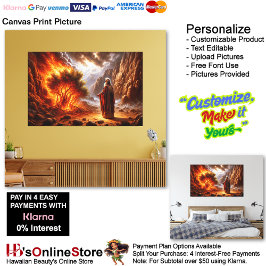 Moses Burning Struik Canvas Afbeelding 2 Afdruk