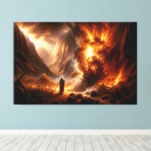 Moses Burning Struik Canvas Afbeelding 3 (Insitu (Houten vloer))