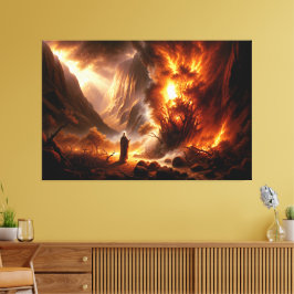 Moses Burning Struik Canvas Afbeelding 3