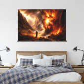 Moses Burning Struik Canvas Afbeelding 3 (Insitu (Slaapkamer))