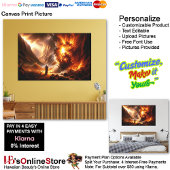 Moses Burning Struik Canvas Afbeelding 3 Afdruk