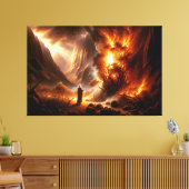 Moses Burning Struik Canvas Afbeelding 3 Afdruk (Insitu (Woonkamer))