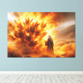 Moses Burning Struik Canvas Afbeelding 5 (Insitu (Houten vloer))