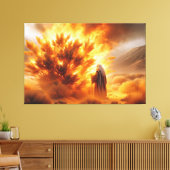 Moses Burning Struik Canvas Afbeelding 5 Afdruk (Insitu (Woonkamer))