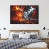 Moses Burning Struik Canvas Afbeelding 6 (Insitu (Slaapkamer))