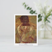 Moses by Rembrandt Harmenszoon Van Rijn Briefkaart (Staand voorkant)