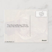 Moses by Rembrandt Harmenszoon Van Rijn Briefkaart (Achterkant)